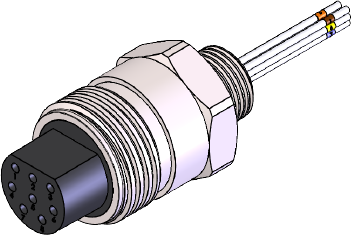 G66 07 SuperG66 Bulkhead Connector Receptacle