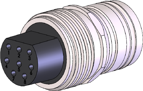 G66 A2 SuperG66 Cable Connector Receptacle