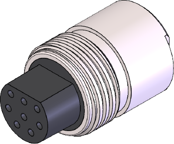 G66 D2 SuperG66 Dummy Sealing Cable Connector Receptacle
