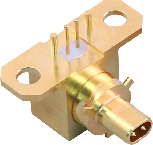 Bayonet, Right Angle PCB Mount, Pin Contact Jack 853-067