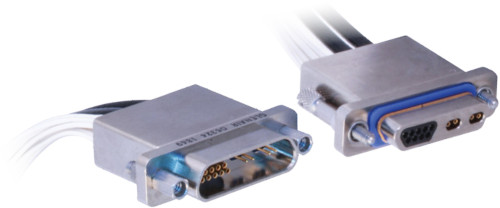 Wired Micro-D Connector with VersaLink Contacts, GHS4-M