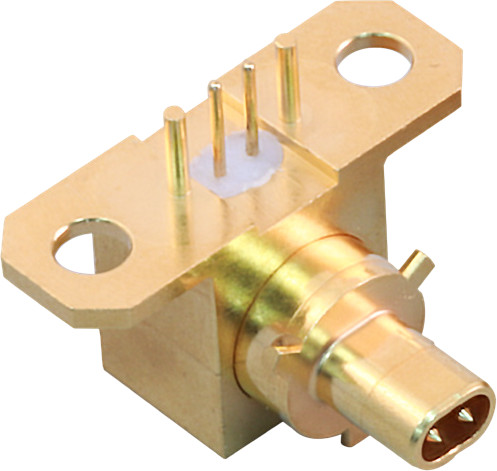 Bayonet, Right Angle PCB Mount, Pin Contact Jack, 853-067