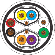 963-077-26 USB 3.2 Gen 1 x 1 Cable, #26 AWG (Data), #24 AWG (Power)