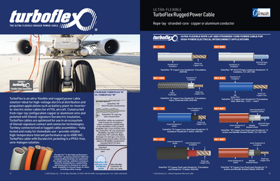 TurboFlex Ultra-Flexible Rugged Power Cable Product Line Overview
